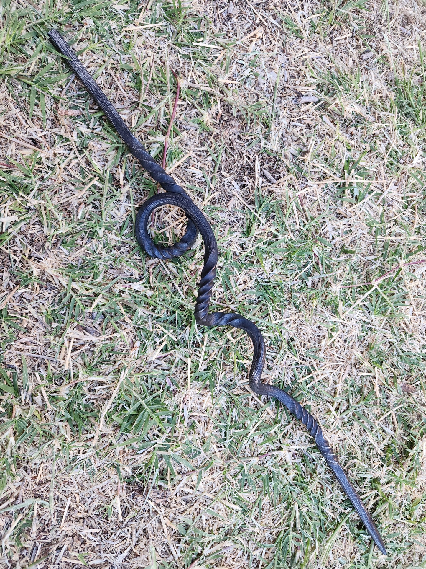 Blacksmithed wand
