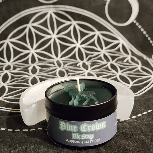 Pine Crown Candle