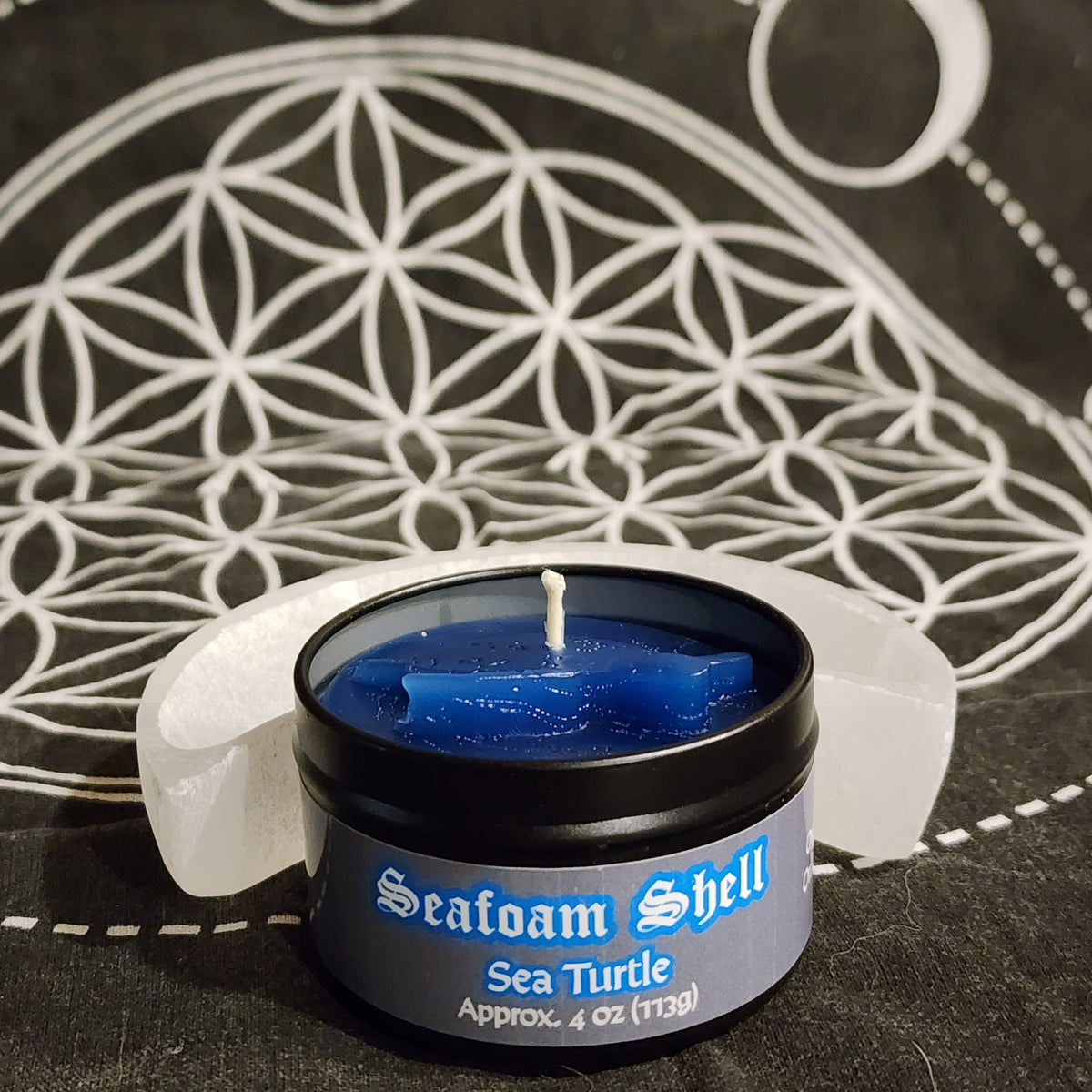 Seafoam Shell Candle