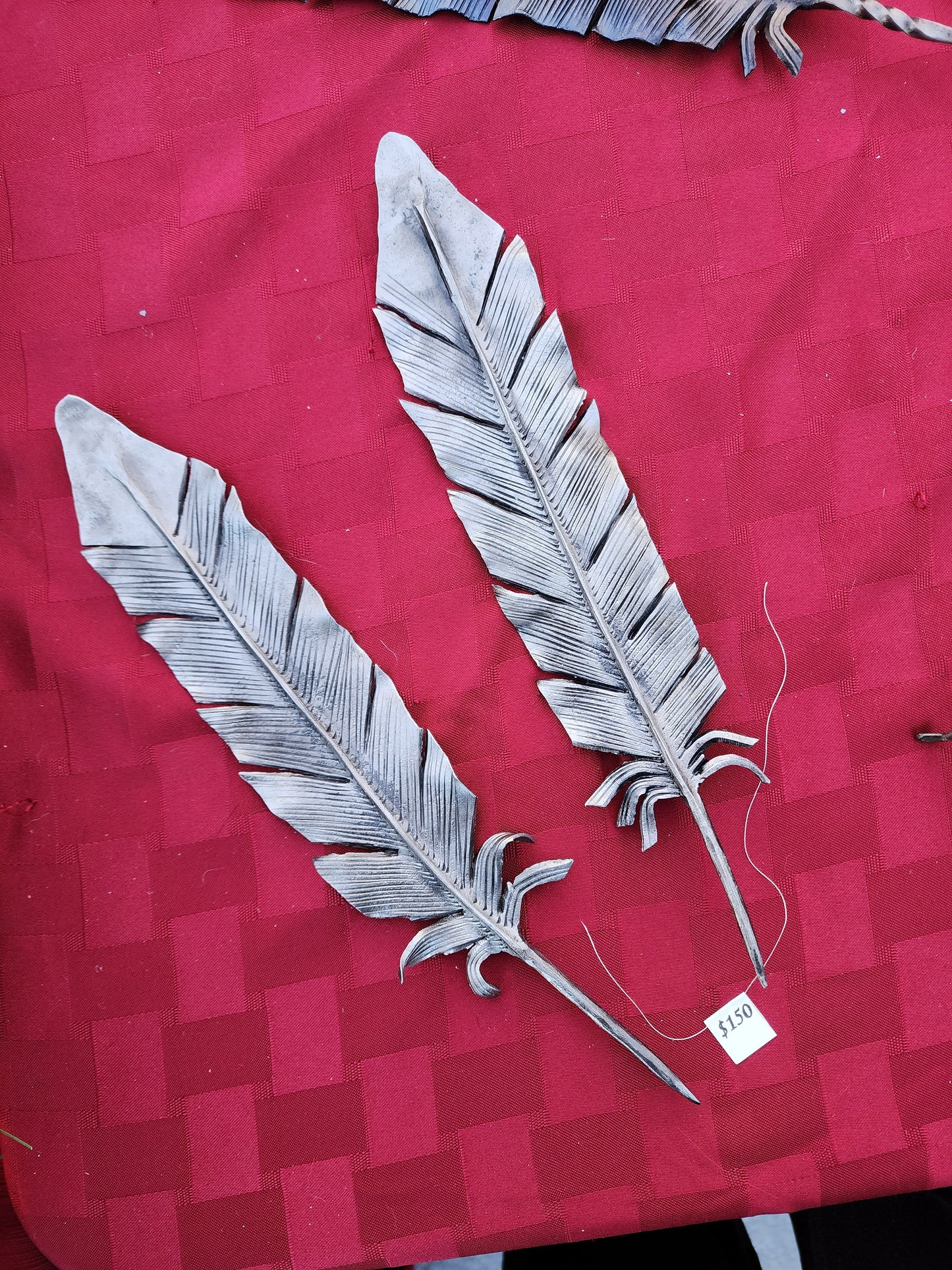 Hand Forged Feather Decoration