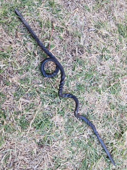 Blacksmithed wand