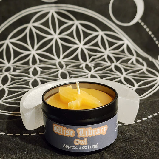 Wise Library Candle