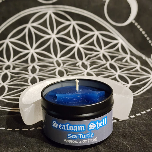 Seafoam Shell Candle